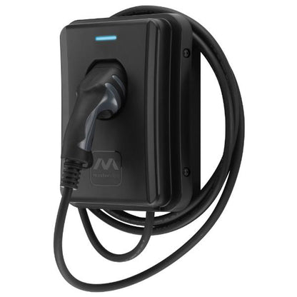 Masterplug Tethered 5m Type 2 Smart EV Wall Charger Mode 3 Black 7.4kW