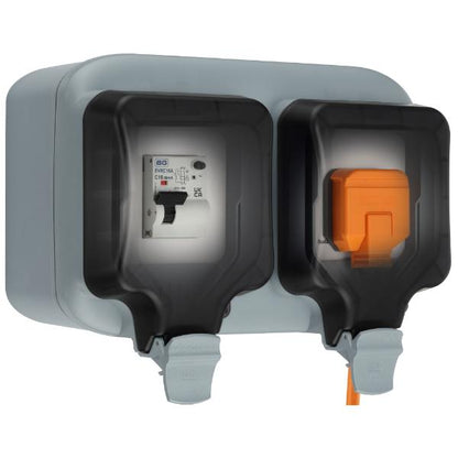 Masterplug 13A Single Switched Socket, IP66