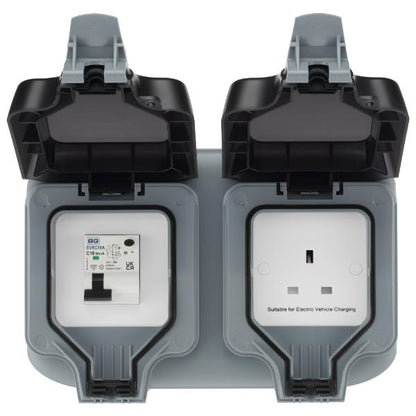 Masterplug 13A Single Switched Socket, IP66