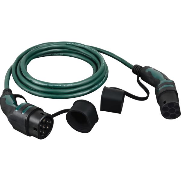 Masterplug Mode 3 Type 2 EV Charging Cable &amp; Case, Single Phase, 5m