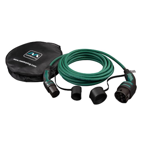 Masterplug Mode 3 Type 2 EV Charging Cable &amp; Case, Single Phase, 8m