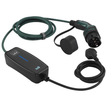 Masterplug EV Charging Cable, Mode 2, 5m, 3 Pin UK Plug to Type 2