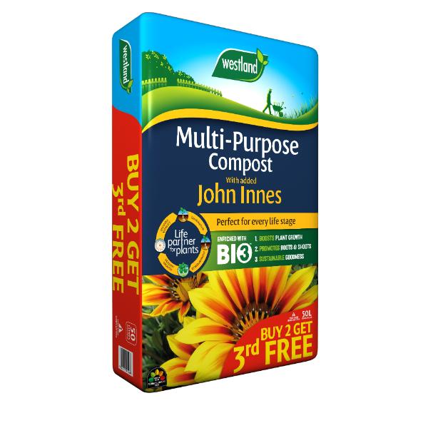 Westland Multi Purpose Compost with John Innes Flashed B2G3F (Peat Based) 50L