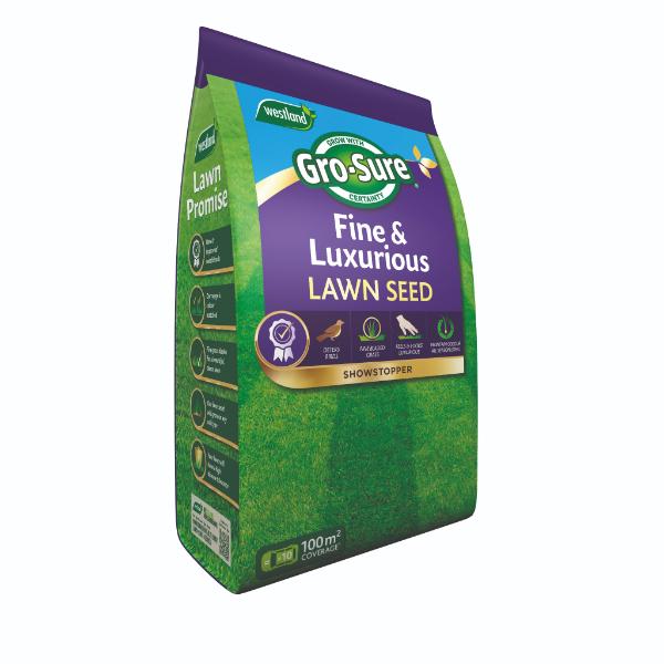 Westland Gro-Sure Fine &amp; Luxurious Lawn Seed 100m2 Bag ROI