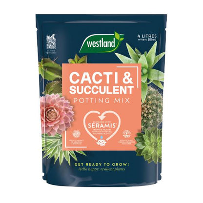 Westland Cacti &amp; Succulent Potting Mix Peat Free 4L
