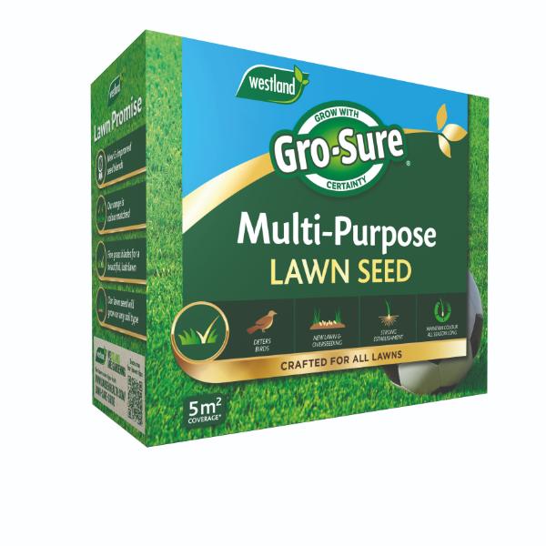 Westland Gro-Sure Multi Purpose Lawn Seed 5m2 Box