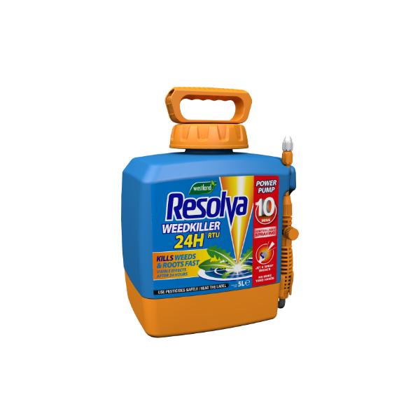 Westland Resolva Weedkiller 24H Power Pump RTU 5L