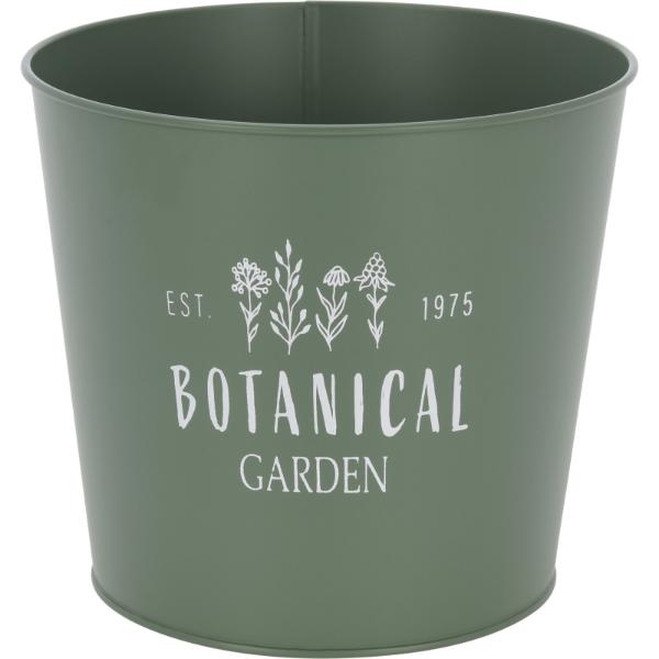 Garden Green Metal Bucket 18 x H15.8cm