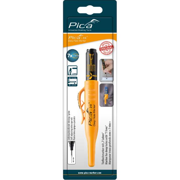 Pica Ink deep-hole-marker black, blister-version 150/46