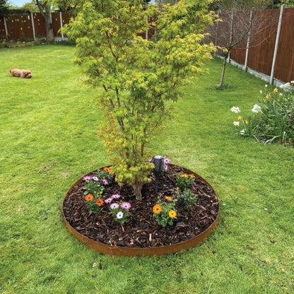 Easifix Metal Edging 160mm x 600 Circular Edging Corten Steel