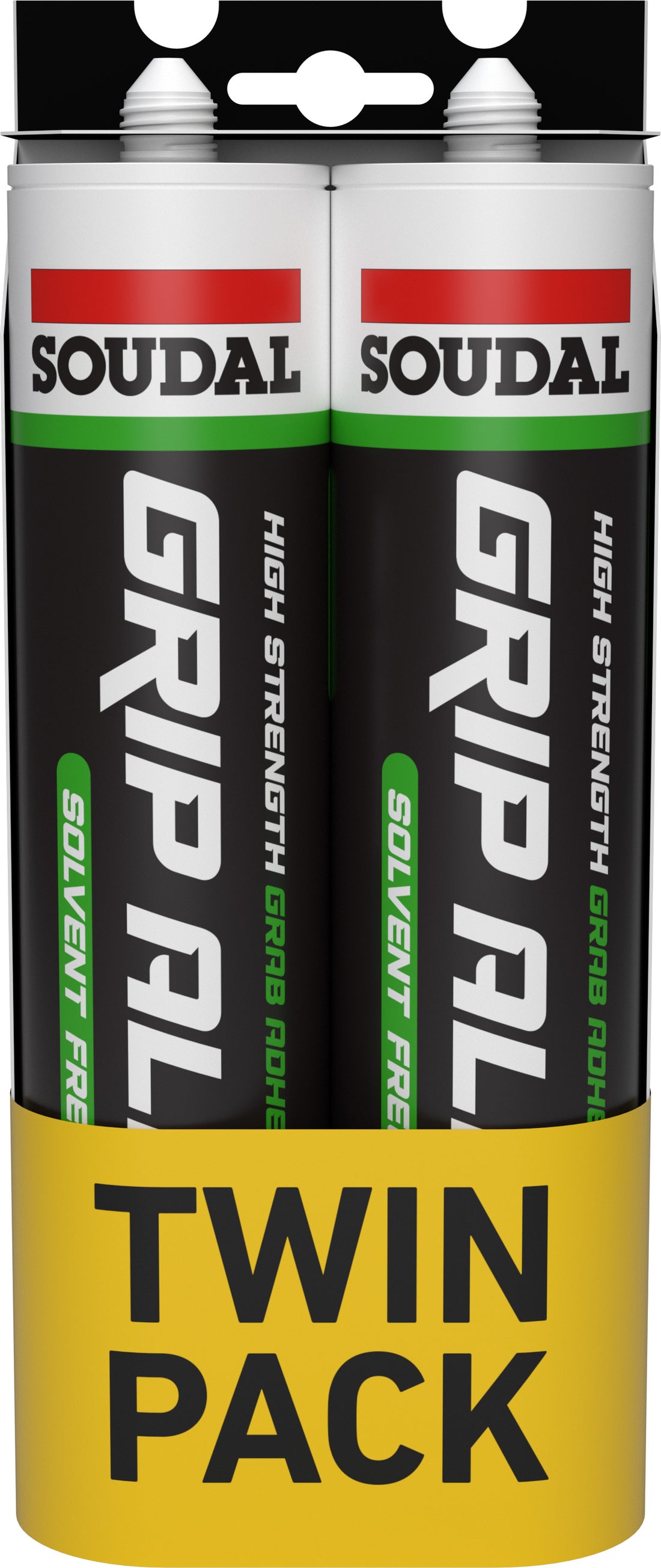 Soudal Gripall Solvent Free - 290ml Duo Pack