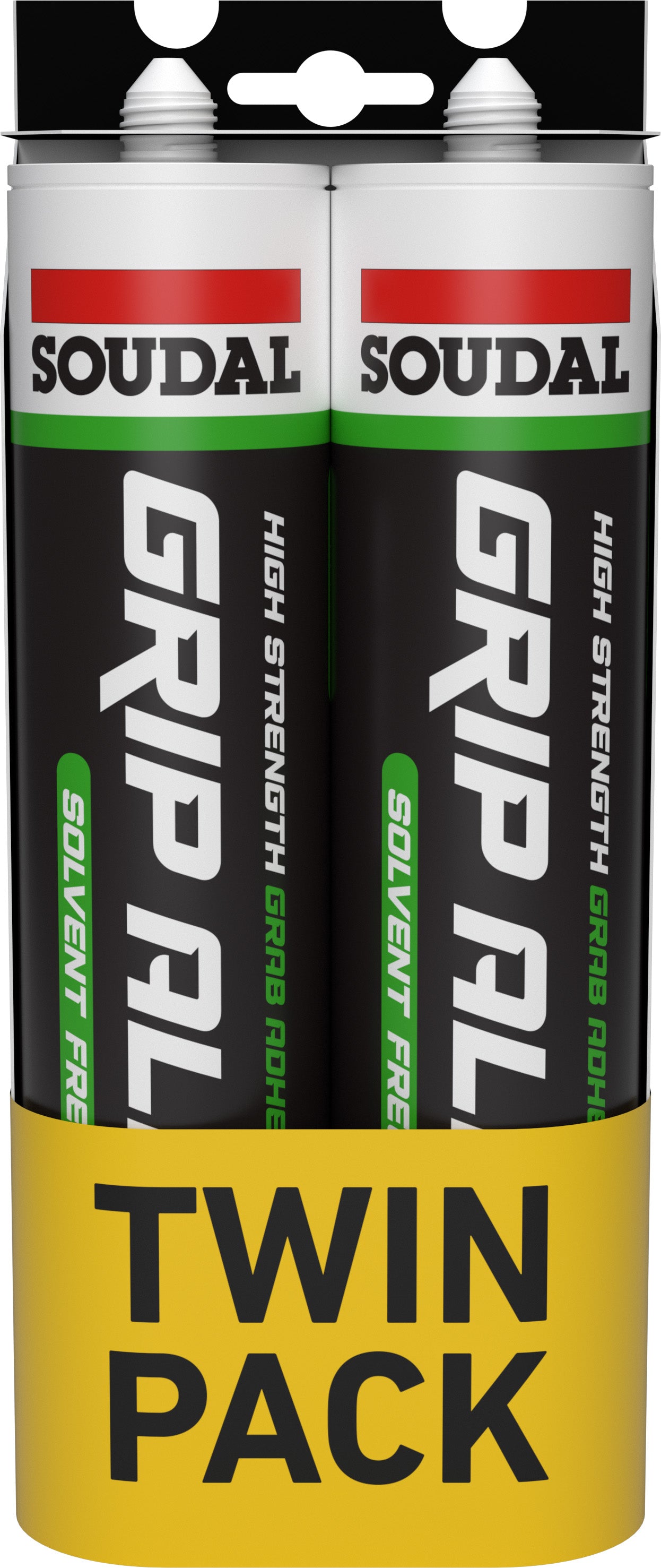 Soudal Gripall Solvent Free - 290ml Duo Pack
