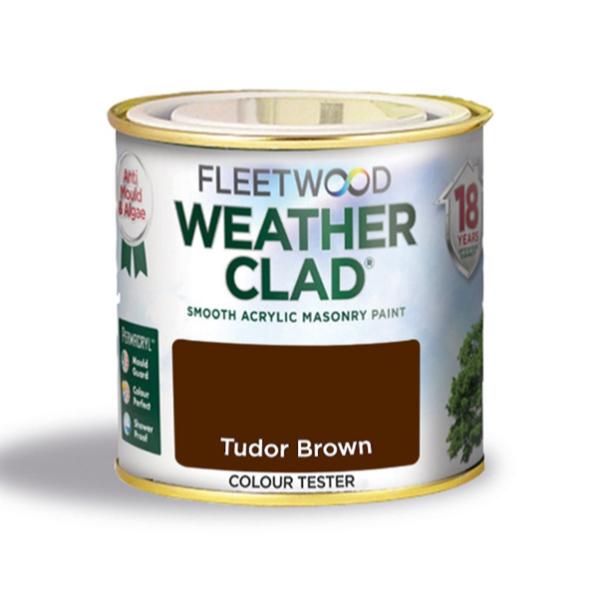 Fleetwood Weather Clad Tester 250ml Tudor Brown