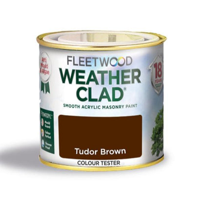 Fleetwood Weather Clad Tester 250ml Tudor Brown