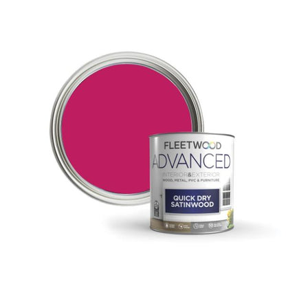 Fleetwood 750ml Advanced Quick Dry Satinwood  Gaiety Red