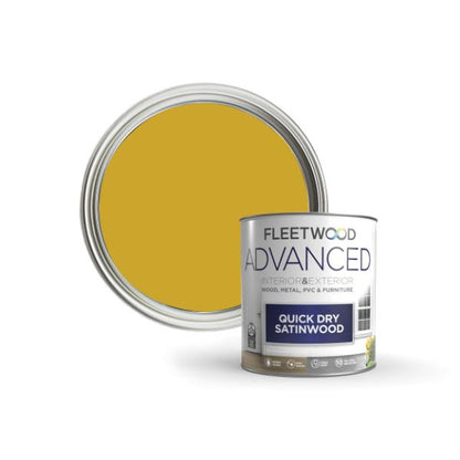 Fleetwood 750ml Advanced Quick Dry Satinwood  Killarney Gold