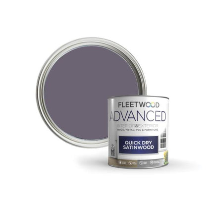 Fleetwood 750ml Advanced Quick Dry Satinwood  P/Court Heather