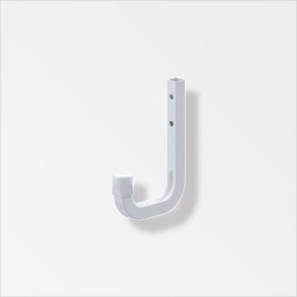 Alfer Wall Hook White Powder Coated 80mm