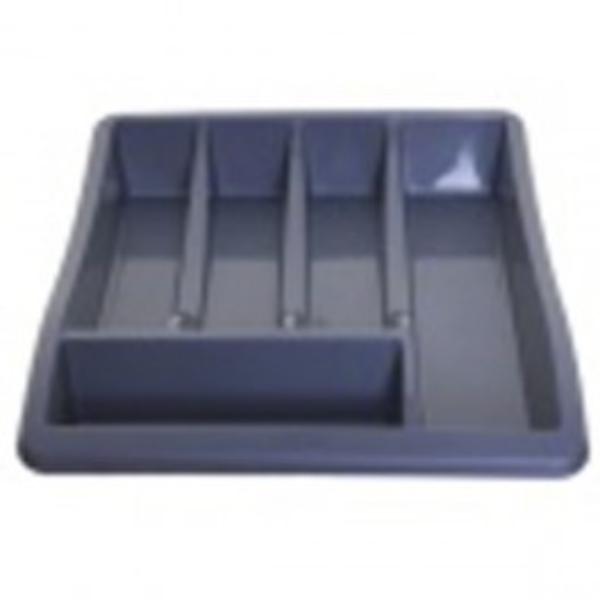 Plastic Cutlery Tray Silver