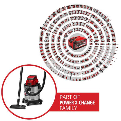 Einhell TC-VC 1930 SA 30 Litre Stainless Steel Wet &amp; Dry Vac with Power Take Off 230V
