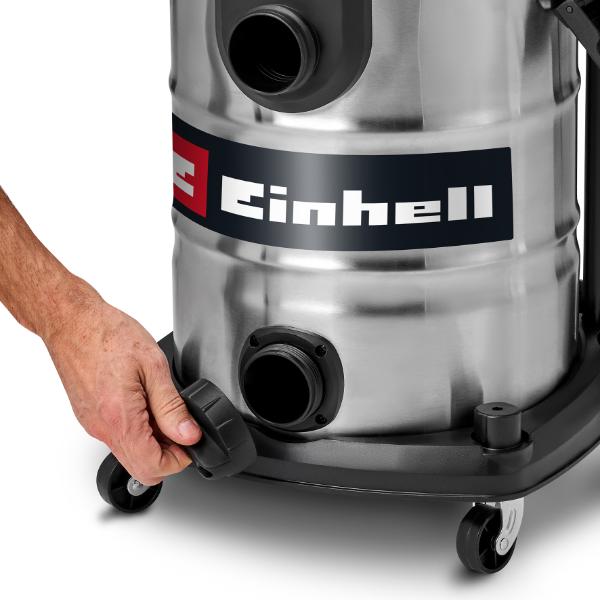 Einhell TC-VC 3055 SA 30 Litre Stainless Steel Wet &amp; Dry Vac with Power Take Off 230V