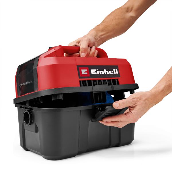 Einhell TE-VC 2250 SACL 50 Litre Stainless Steel L Class Wet &amp; Dry Vac with Power Take Off 230V