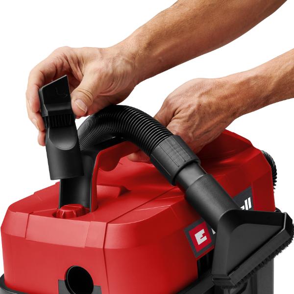 Einhell TE-VC 2250 SACL 50 Litre Stainless Steel L Class Wet &amp; Dry Vac with Power Take Off 230V