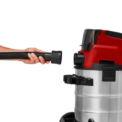 Einhell TE-VC 2250 SACL 50 Litre Stainless Steel L Class Wet &amp; Dry Vac with Power Take Off 230V