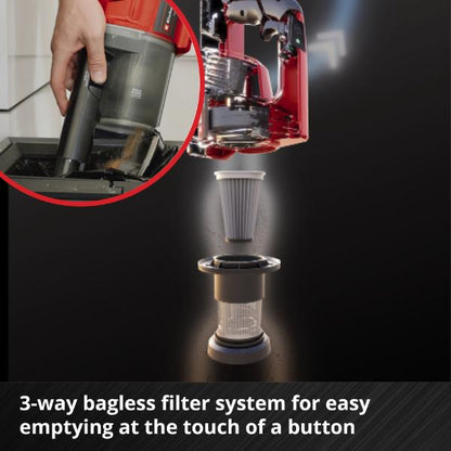 Einhell PXC 18V TE-VC 18 Li Handheld Vacuum Cleaner - Bare Unit