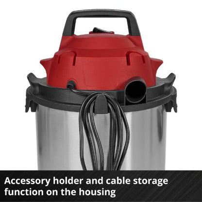 Einhell PXC 18V TE-VC 18/10 Li 10 Litre Wet &amp; Dry Vac - Bare Unit