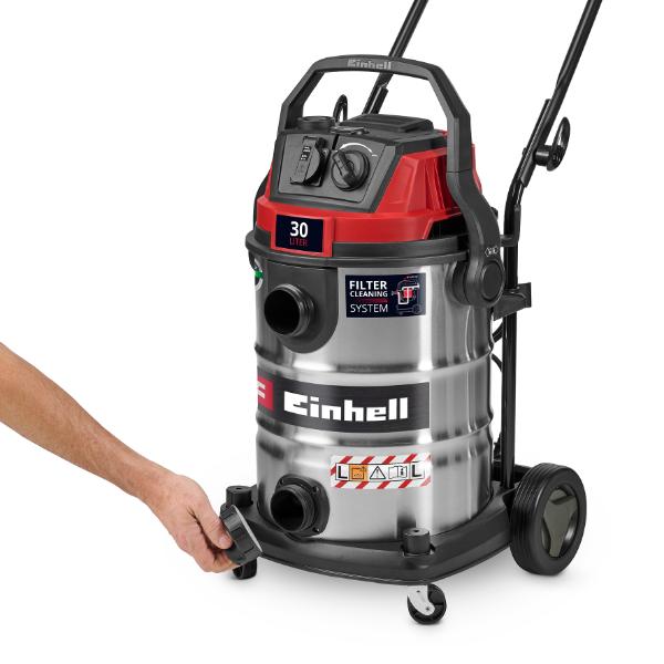 Einhell PXC 18V TE-VC 18/10 Li 10 Litre Wet &amp; Dry Vac - Bare Unit
