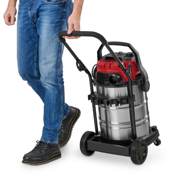 Einhell PXC 36V TE-VC 36/25 Li S 25 Litre Stainless Steel Wet and Dry Vac - Bare Unit