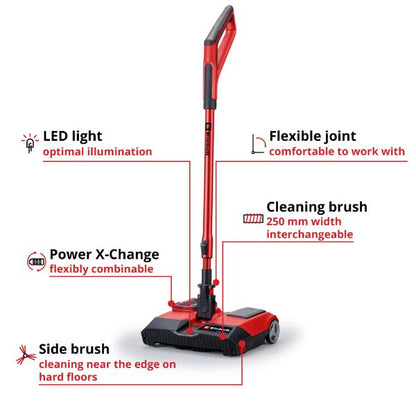 Einhell PXC 18V TE-SV 18/270 Li BL Brushless Stick Vacuum Cleaner - Bare Unit