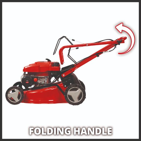 Einhell GC-PM 46/5 S, 46cm Petrol Self Propelled Lawn Mower - Steel Deck