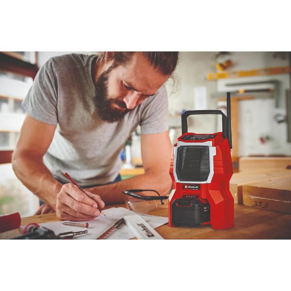 Einhell PXC 18V TC-RA 18 Li BT Bluetooth Radio - Bare Unit