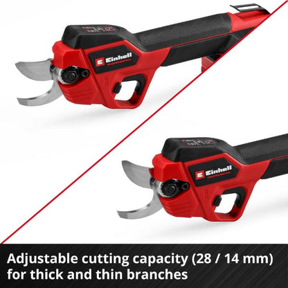 Einhell Professional PXC 18V GP-LS 18/28 Li Cordless Brushless Pruning Shears - Bare Unit