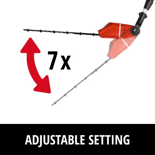 Einhell PXC 18V GE-HC 18 Li T Cordless High Reach Hedge Trimmer and Pruner Kit 1x 3.0Ah