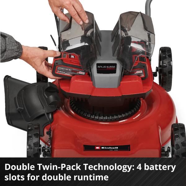 Einhell PXC 36V GE-CM 36/48 Li M Cordless 48cm Brushless Mulching Mower - Bare Unit