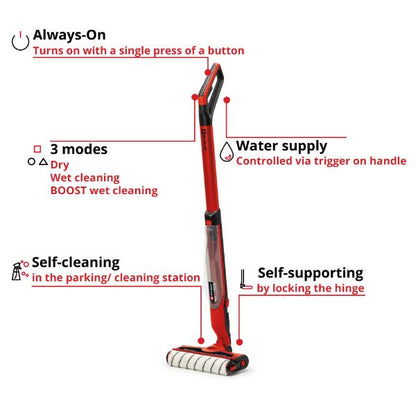 Einhell PXC 18V CLEANEXXO Cordless Hard Floor Cleaner - Bare Unit