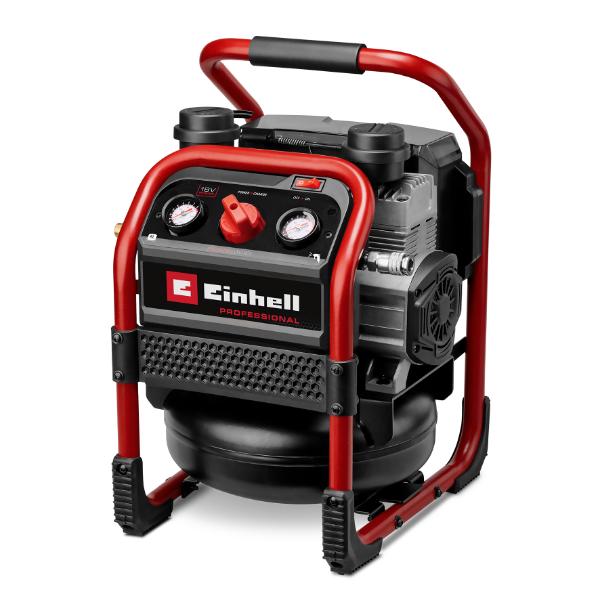 Einhell Professional PXC 18V SILENZZO 18/160 6 Litre 8 Bar Silent Oil Free Compressor - Bare Unit