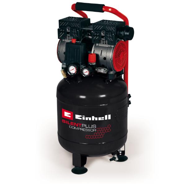 Einhell TE-AC 24 Silent 1HP 24 Litre 8 Bar Silent Oil Free Compressor 230V