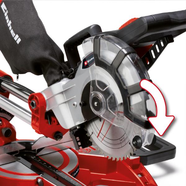 Einhell TC-SM 2131/1 Dual 1800W 210mm Double Bevel Sliding Mitre Saw 230V