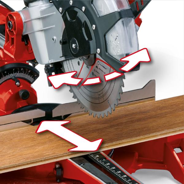 Einhell TC-SM 2534/1 Dual 2350W 250mm Double Bevel Sliding Mitre Saw 230V