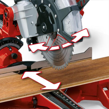 Einhell TC-SM 2534/1 Dual 2350W 250mm Double Bevel Sliding Mitre Saw 230V