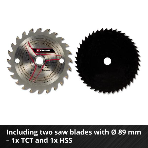 Einhell PXC 18V TE-CS 18/89 Li 89mm Mini Circular Saw - Bare Unit