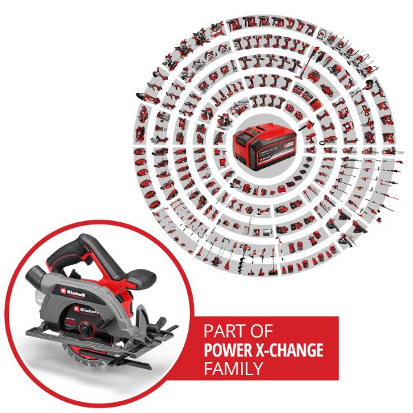 Einhell Professional PXC 18V TP-CS 18/165 Li Brushless 165mm Circular Saw - Bare Unit