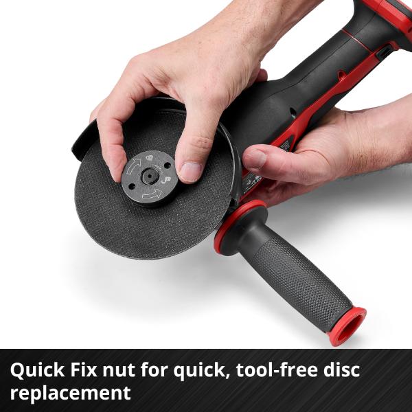Einhell Professional PXC 18V AXXIO 18/125 Q 125mm Brushless Angle Grinder - Bare Unit