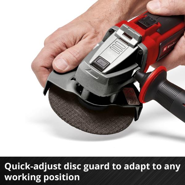 Einhell PXC 18V TE-AG 18/115 Q Li 115mm Angle Grinder