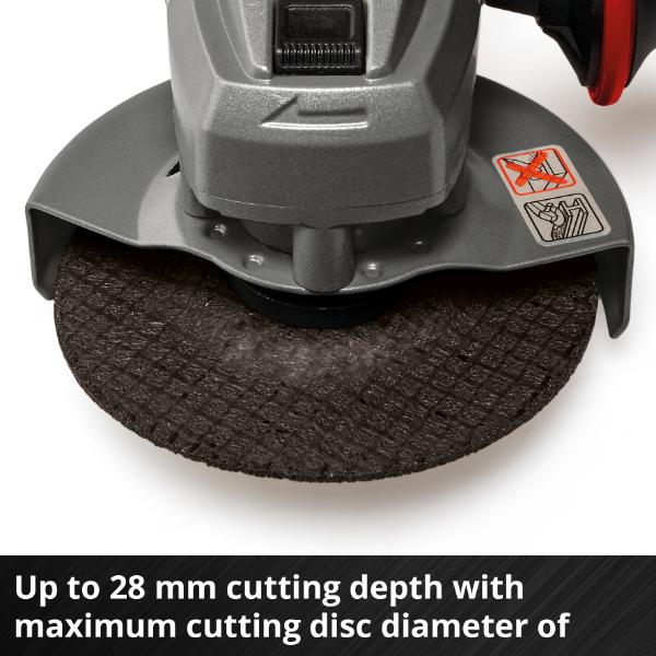 Einhell PXC 18V TE-AG 18/115 Q Li 115mm Angle Grinder