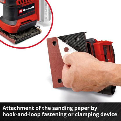 Einhell PXC 18V TE-OS 18/113 Li Palm Sander - Bare Unit